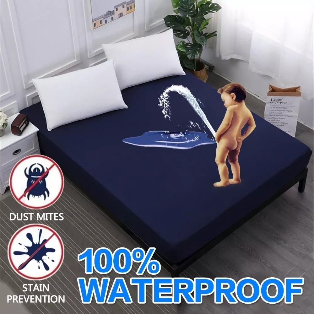 6/7 Feet Waterproof bed sheet, Waterproof bed sheet, Mattress Protector Cover Sleeping Mat for Baby Kids
