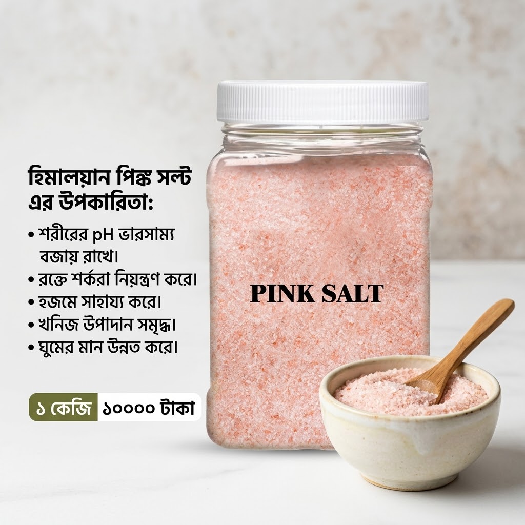 Premium grade Himalayan pink salt 1Kg