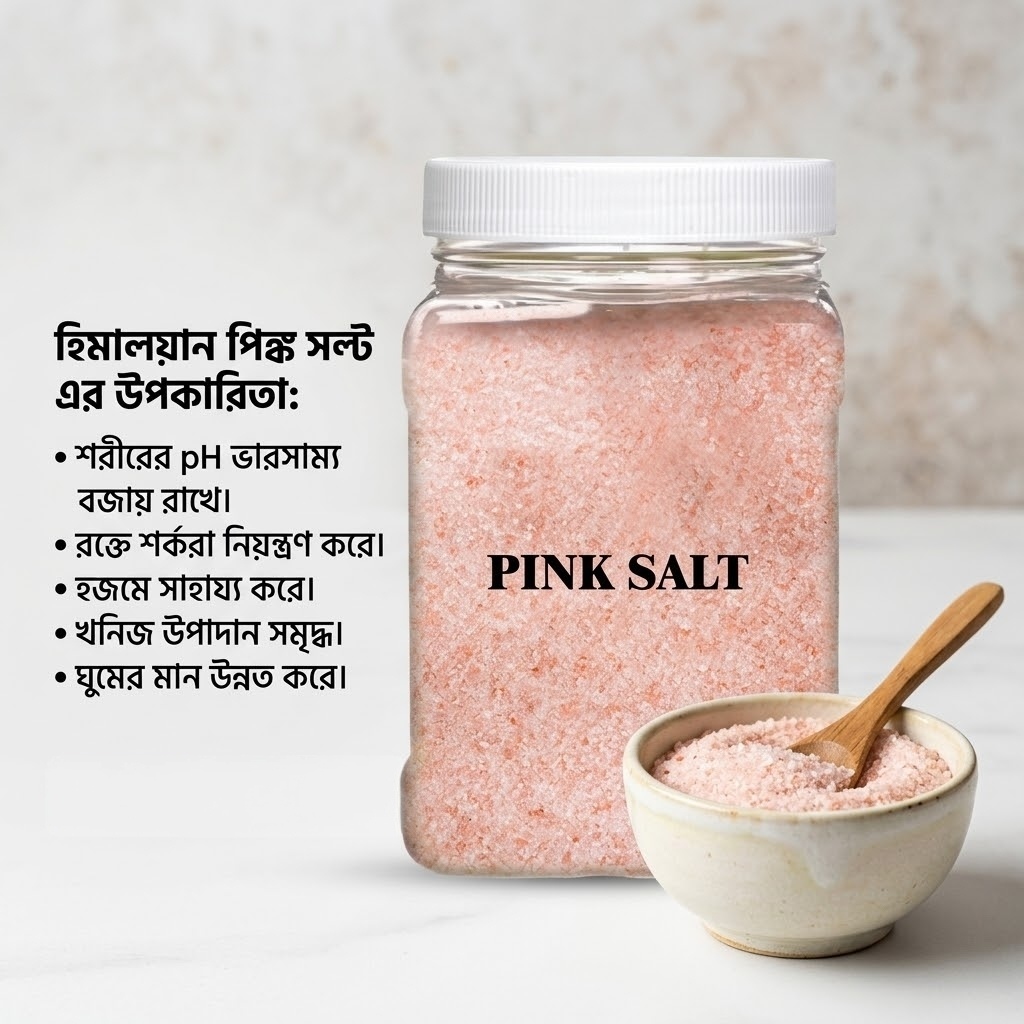 Premium grade Himalayan pink salt 1Kg